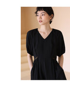 Audrey Black One-piece - atelier hibito