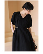 Audrey Black One-piece - atelier hibito