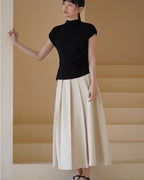 Back Slit Knit Top - atelier hibito