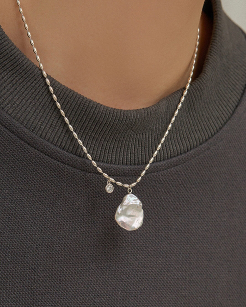 Baroque Pearl Necklace - atelier hibito
