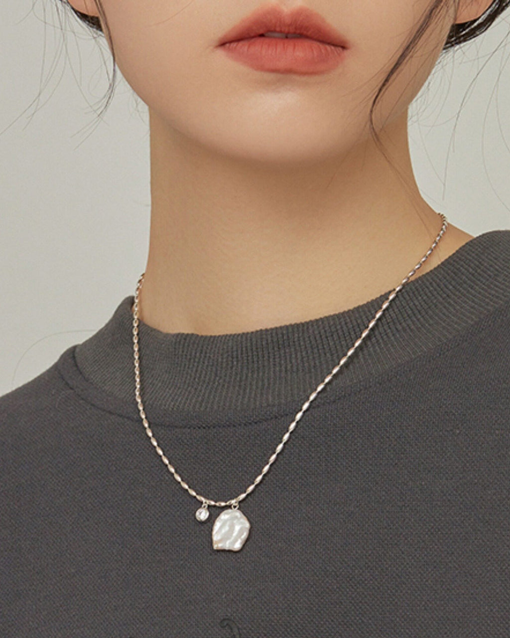 Baroque Pearl Necklace - atelier hibito