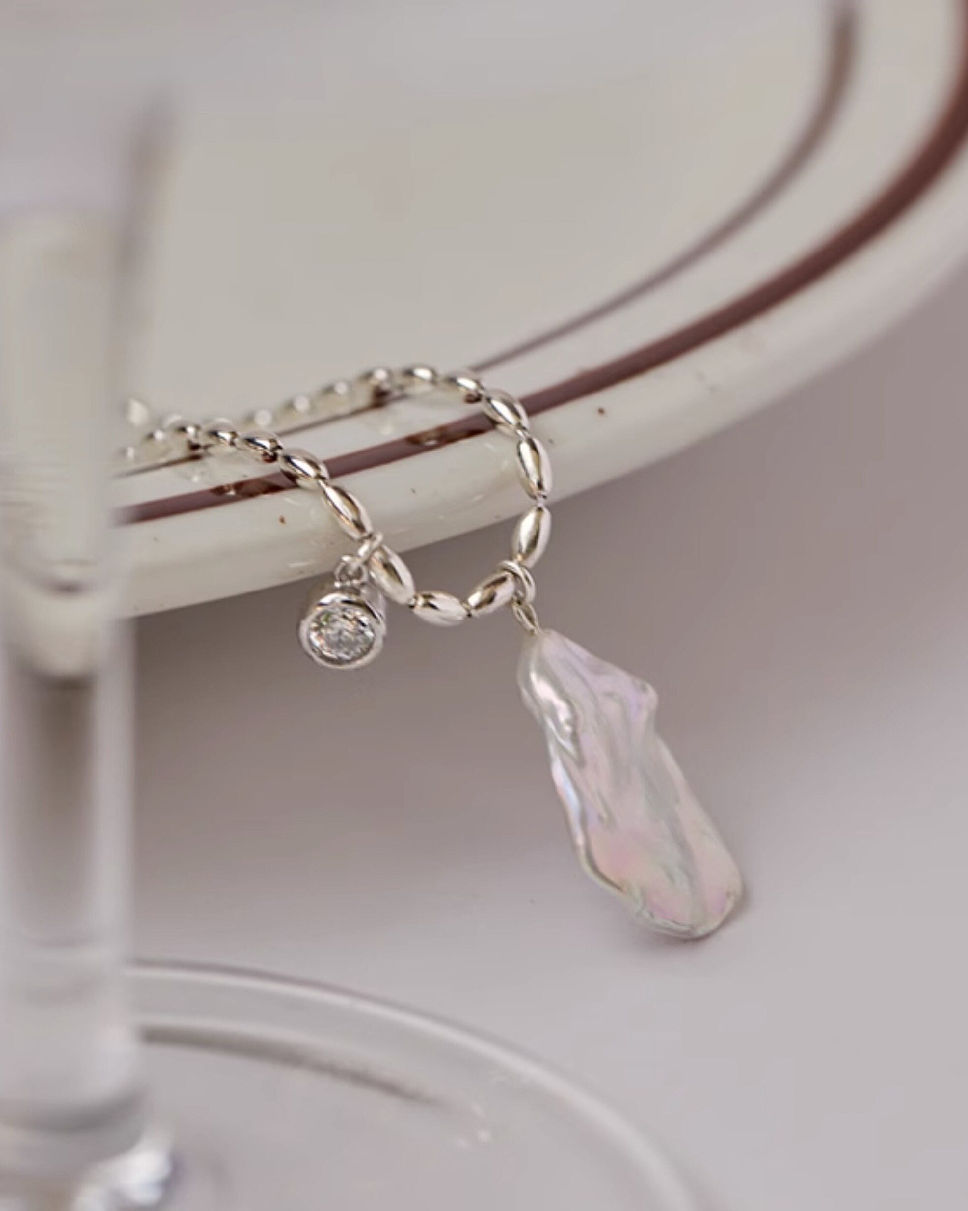 Baroque Pearl Necklace - atelier hibito