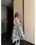Black Ribbon Flare One-piece - atelier hibito