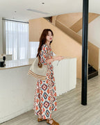Bohemian Long One-piece - atelier hibito