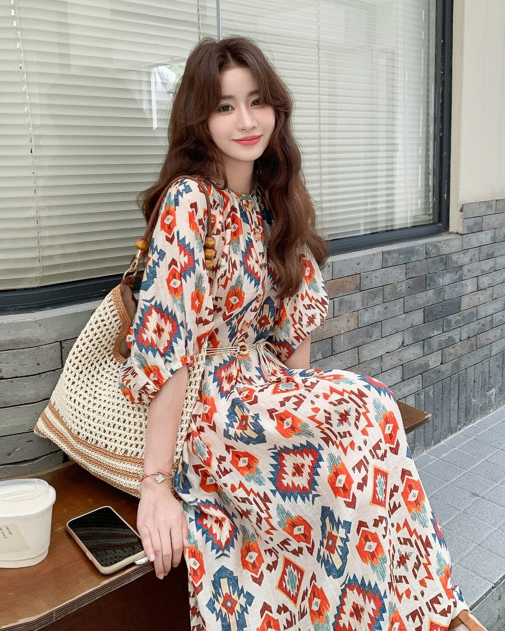 Bohemian Long One-piece - atelier hibito