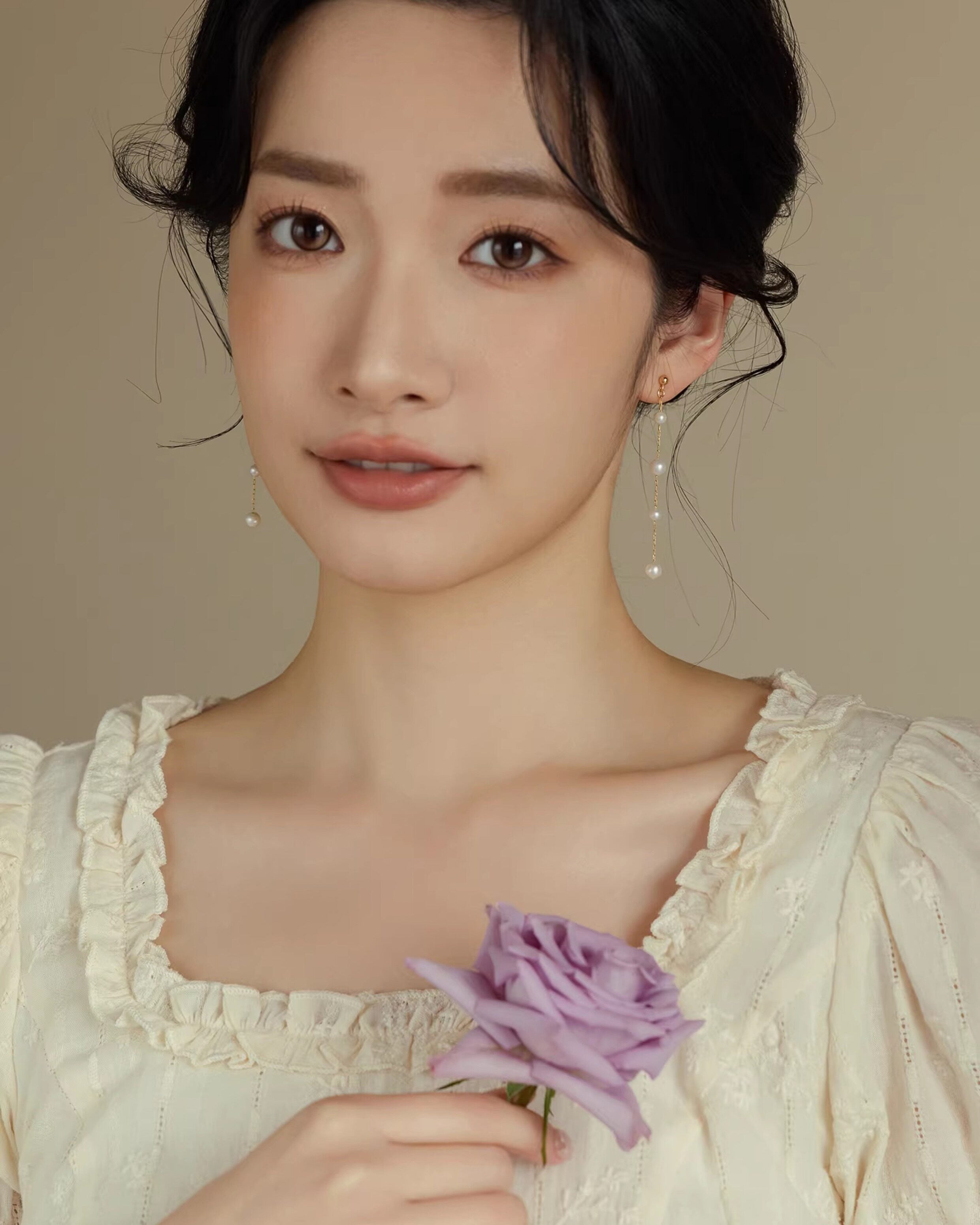 Floating Pearl Pierce - atelier hibito