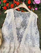 Lace One-piece Vest - atelier hibito