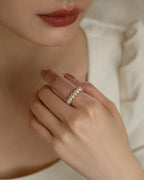 Pearl Cluster Ring - atelier hibito