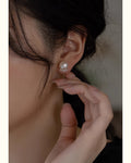 Pearl & Pavé Stud Pierce - atelier hibito