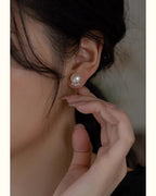 Pearl & Pavé Stud Pierce - atelier hibito