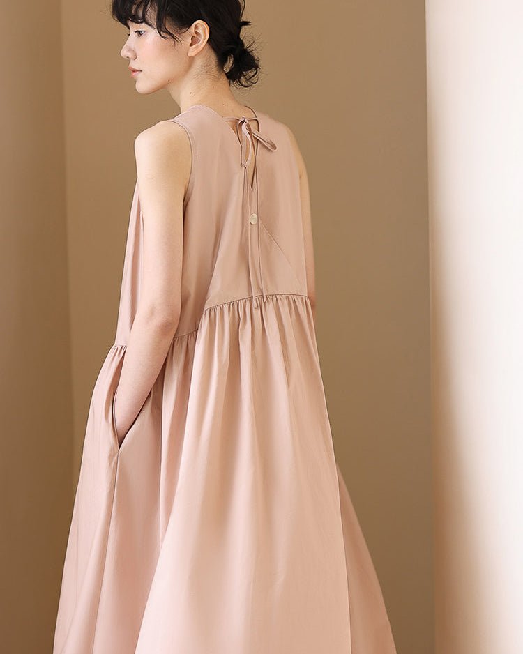 Petal Pink Flare One-piece - atelier hibito