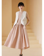 Petal Pink Flare One-piece - atelier hibito