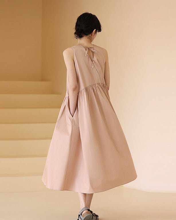 Petal Pink Flare One-piece - atelier hibito
