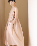 Petal Pink Flare One-piece - atelier hibito