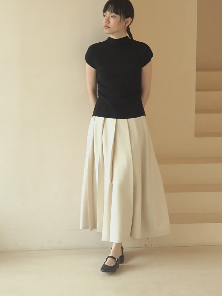 Back Slit Knit Top