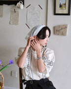 Provence Embroidery Blouse - atelier hibito