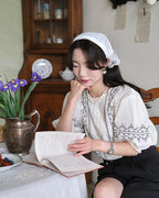 Provence Embroidery Blouse - atelier hibito