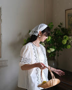 Provence Embroidery Blouse - atelier hibito