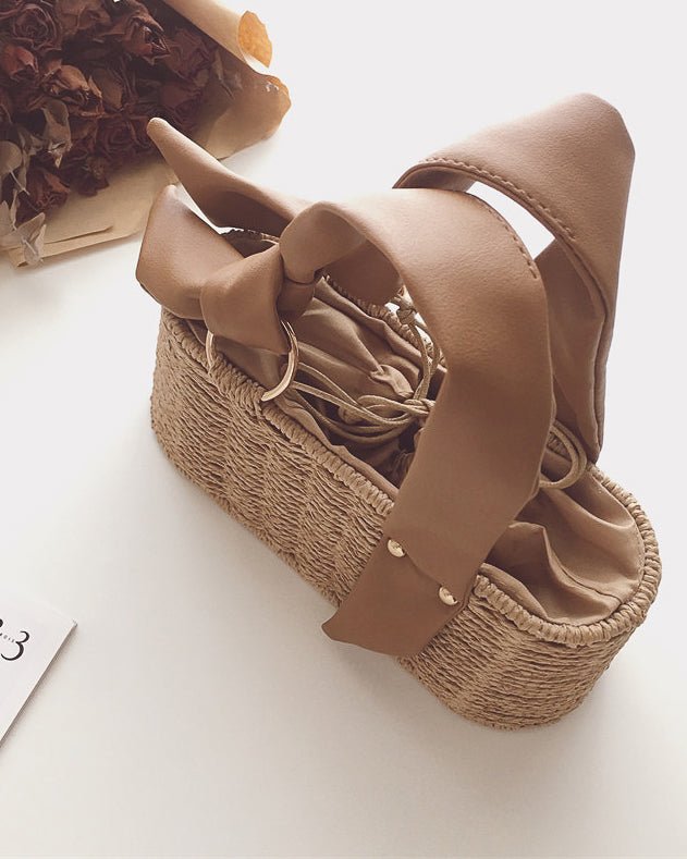 Ribbon Basket Bag - atelier hibito