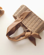 Ribbon Basket Bag - atelier hibito