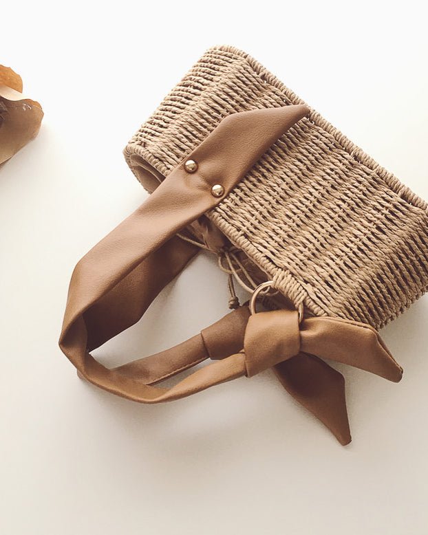 Ribbon Basket Bag - atelier hibito