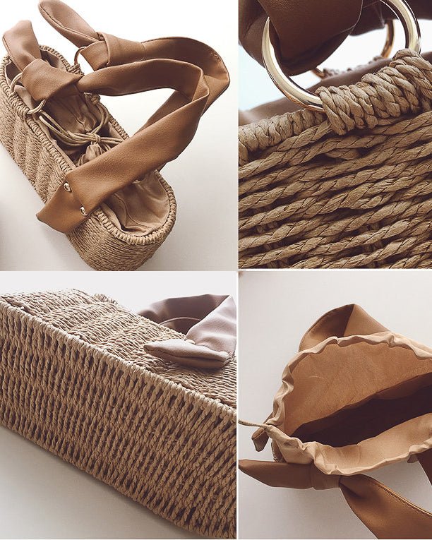 Ribbon Basket Bag - atelier hibito
