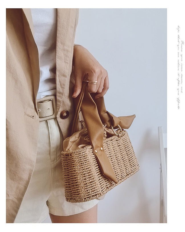 Ribbon Basket Bag - atelier hibito