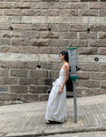 Strapless Cocoon one-piece - White - atelier hibito
