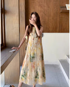 Watercolor Floral One-piece - atelier hibito